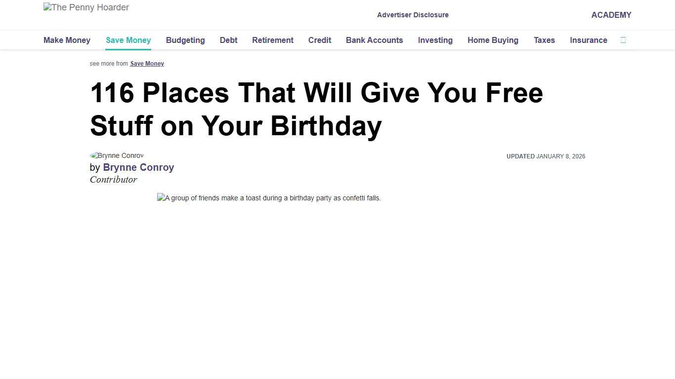 116 Birthday Freebies — Celebrate With Free Stuff in 2026!